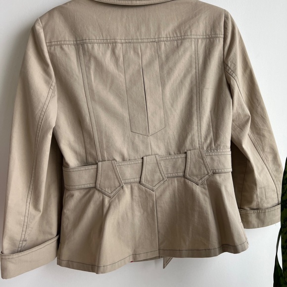 Nanette Lepore Vintage belted jacket -Size 8 - Picture 2 of 12